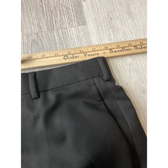 Mens Black Dress Pants 36x30 100% Polyester Made In Vietnam - Picture 5 of 7